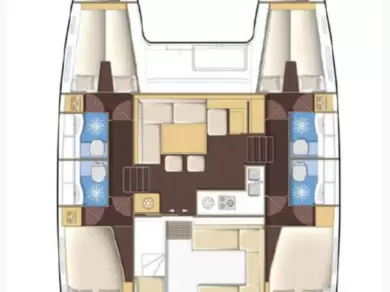 Uthyrning Katamaran  Lagoon med en båtlicens 