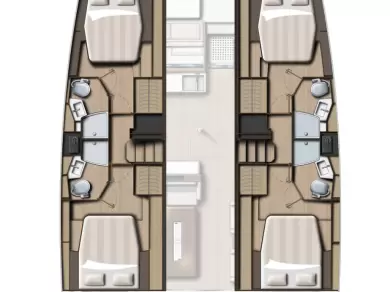 Bali Bali 4.4 charter bareboat eller skeppad i Pirovac