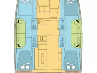 Bali Bali 4.2 charter bareboat eller skeppad i Alimos
