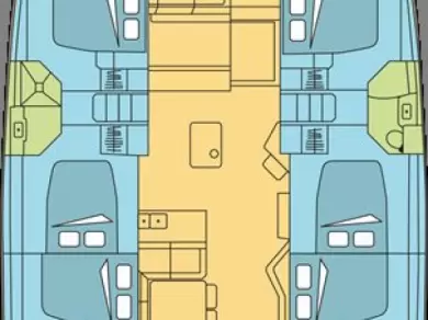 Yacht charter Raiatea Island billig Bali 5.4