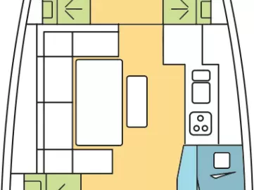 Dufour Dufour 460 Grand Large charter bareboat eller skeppad i Anse Marcel