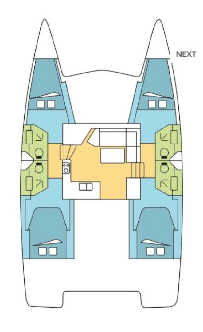 Uthyrning Katamaran  Fountaine Pajot med en båtlicens 