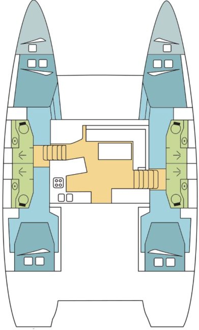 Lagoon Lagoon 450 F charter bareboat eller skeppad i Placencia