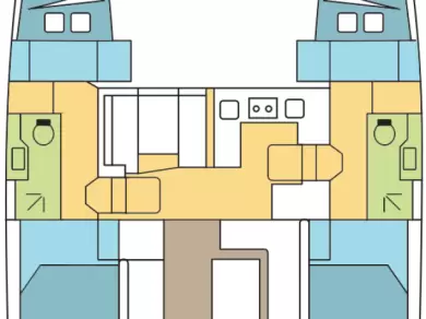 Uthyrning Katamaran  i Bas du Fort - Nautitech Nautitech 40