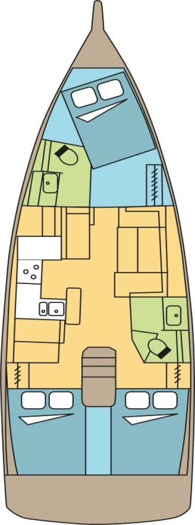 Hyr en Jeanneau Sun Odyssey 410 Parham Town 