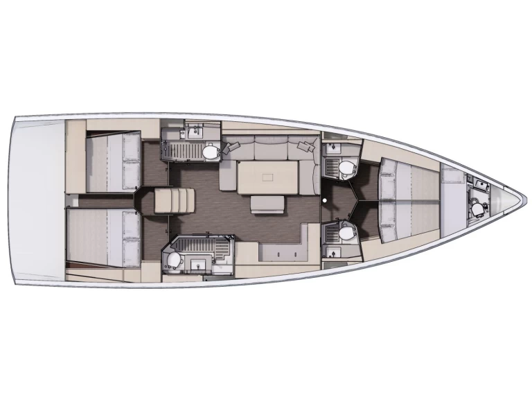 Yacht charter Lefkáda billig Dufour 470