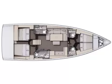 Yacht charter Lefkáda billig Dufour 470