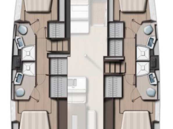 Bali Bali 4.4 charter bareboat eller skeppad i Alimos