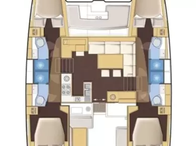 Yacht charter Lefkáda billig Lagoon 450 F