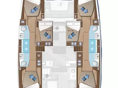 Yacht charter Alimos billig Lagoon 50