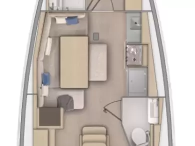 Bénéteau Oceanis 37.1 charter bareboat eller skeppad i Adaköy