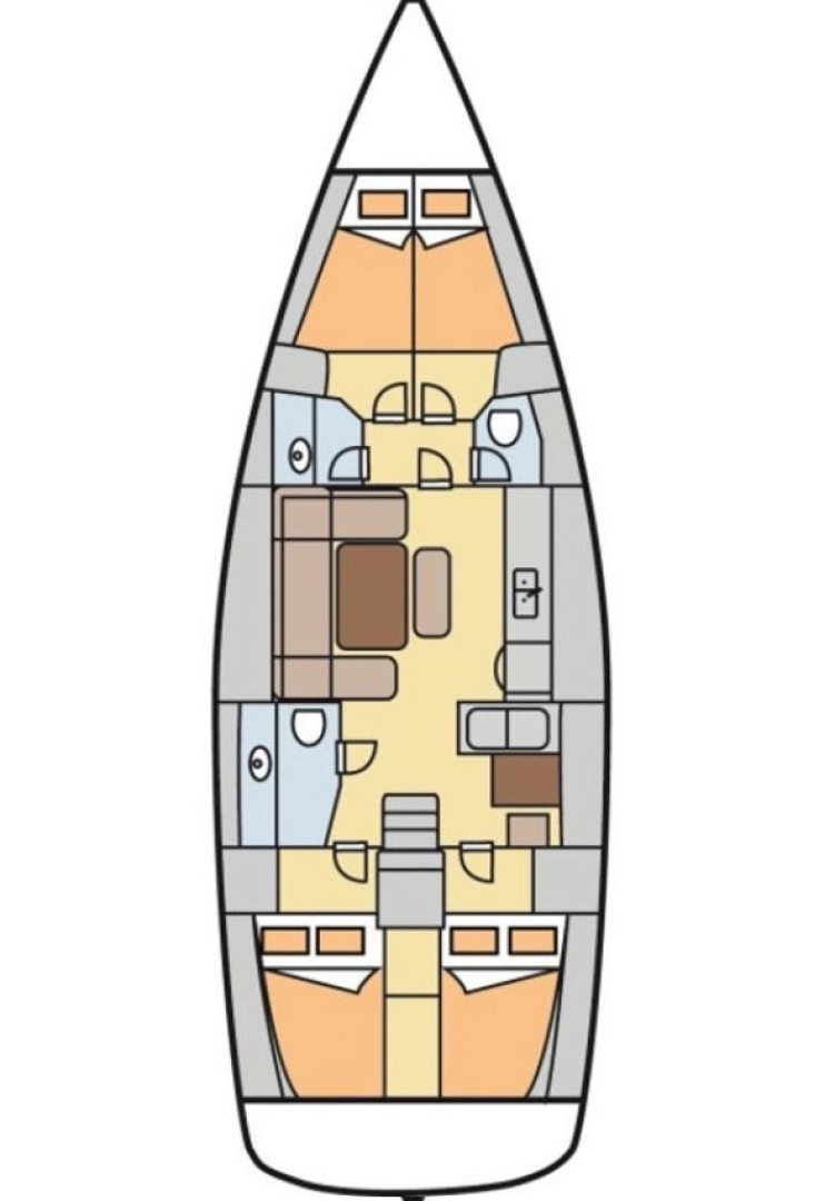 Yacht charter Fethiye billig Dufour 450 Grand Large