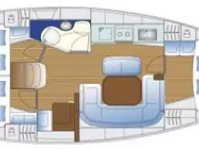 Hyra Segelbåt  med eller utan skeppare Bavaria Ávdira 