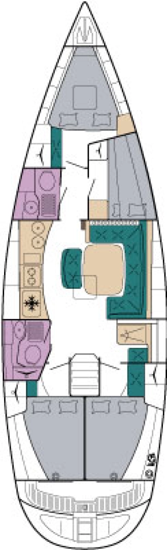 Uthyrning Ávdira - Bavaria Bavaria 44 av Samboat 