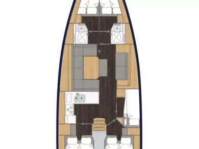 Bavaria Bavaria C45 Holiday charter bareboat eller skeppad i Alimos