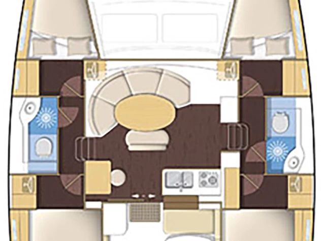 Lagoon Lagoon 380 charter bareboat eller skeppad i Lefkáda