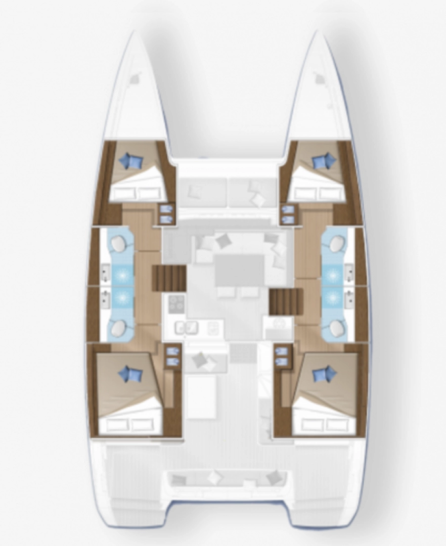 Katamaran  för uthyrning Gouvia till det bästa priset 
