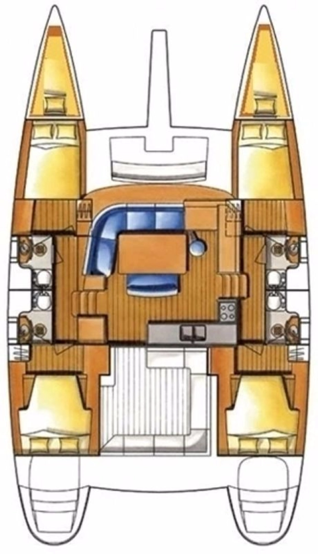 Lagoon Lagoon 400 charter bareboat eller skeppad i Rhodes (City)