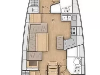 Yacht charter Zadar billig Oceanis 40.1