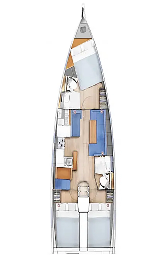 Uthyrning Segelbåt  i Zadar - Jeanneau Sun Odyssey 410