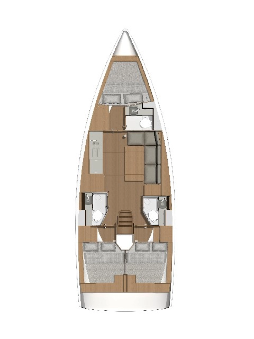 Yacht charter Lefkáda billig Dufour 390 GL