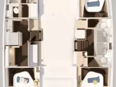 Yacht charter Road Town billig Fountaine Pajot FP 44 Maestro - 3 cab.