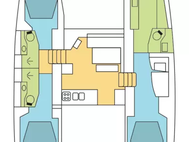 Yacht charter Eden Island billig Lagoon 46