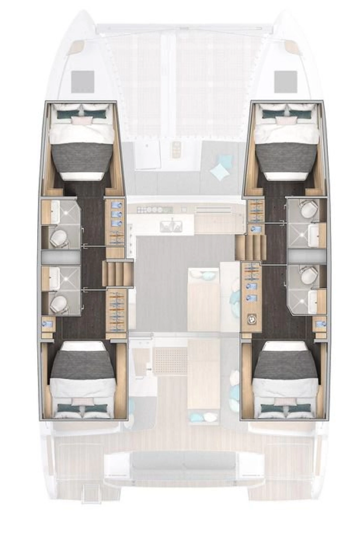 Yacht charter Ao Po billig Lagoon 43