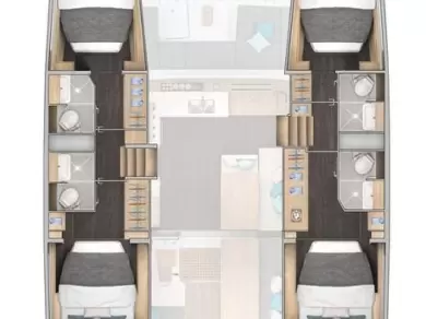 Yacht charter Ao Po billig Lagoon 43