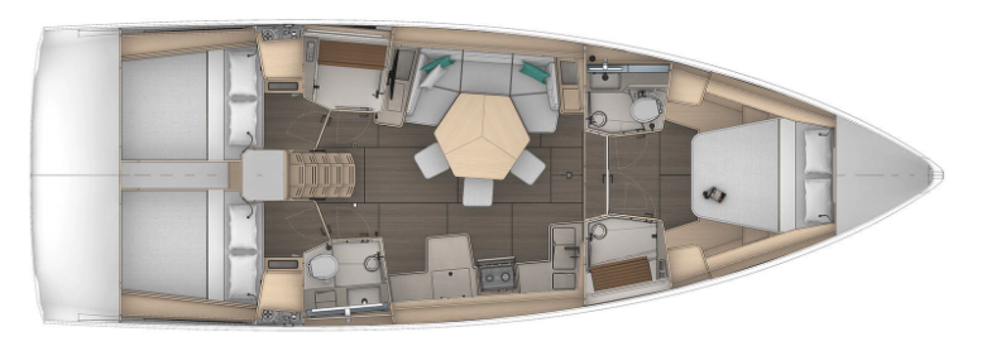 Uthyrning Segelbåt  i Marseille - Dufour Dufour 44