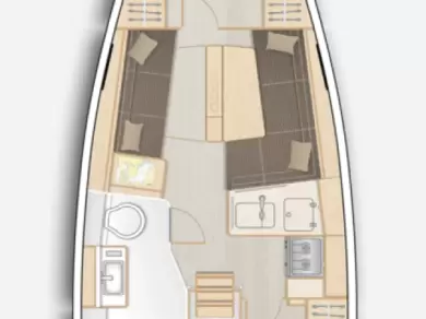 Yacht charter Marseille billig Hanse 348