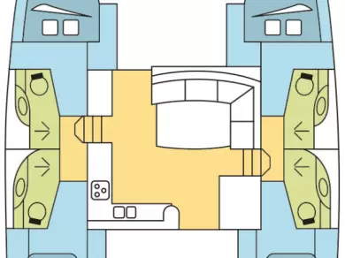 Katamaran  för uthyrning Tribunj till det bästa priset 