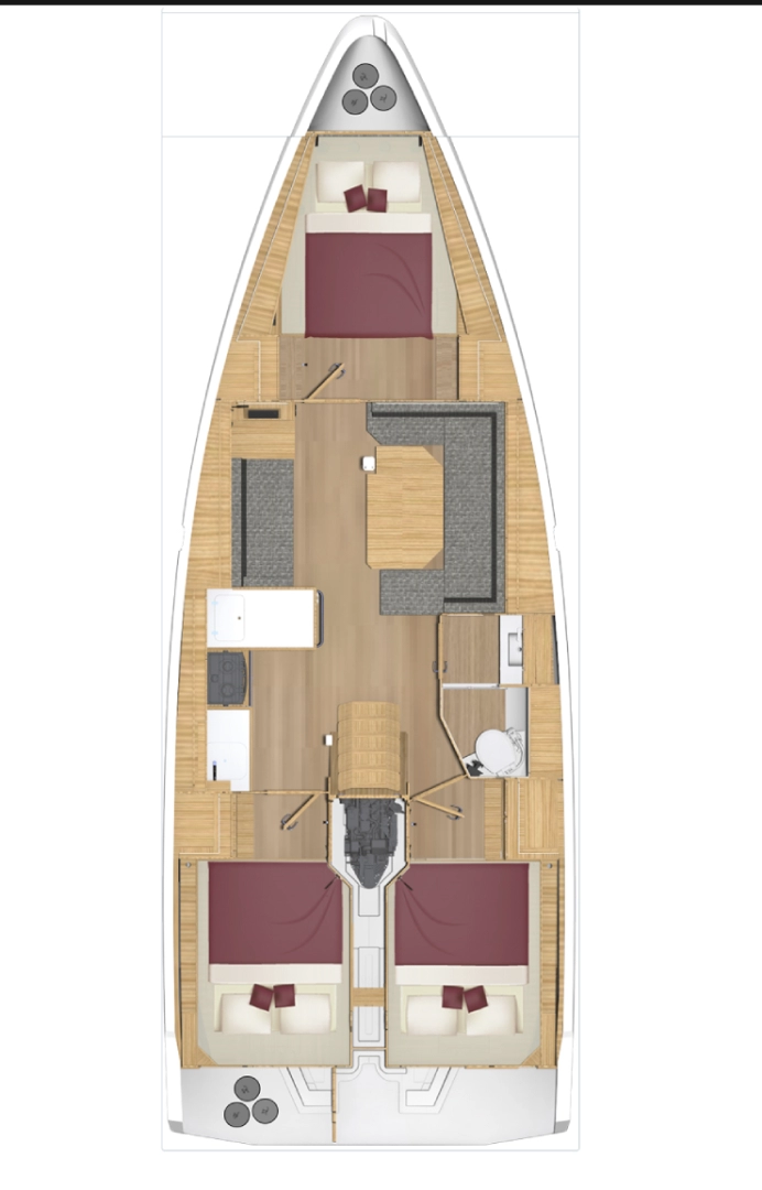 Bavaria Bavaria C38 charter bareboat eller skeppad i Marseille