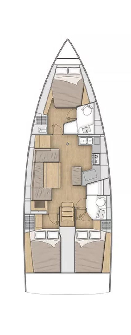 Yacht charter Pomer billig Oceanis 40.1