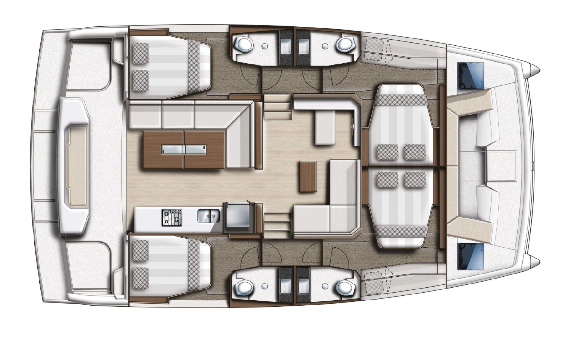 Uthyrning Katamaran  Bali med en båtlicens 