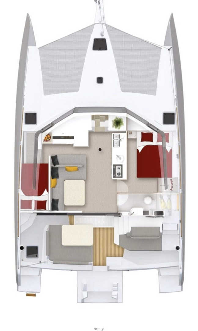 Neel Neel 43 charter bareboat eller skeppad i Toulon