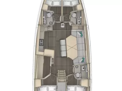 Dufour Dufour 48 charter bareboat eller skeppad i Preveza