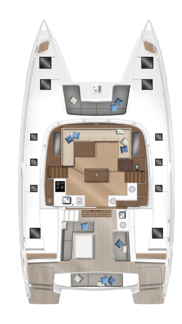 Yacht charter Kotor billig Lagoon 50