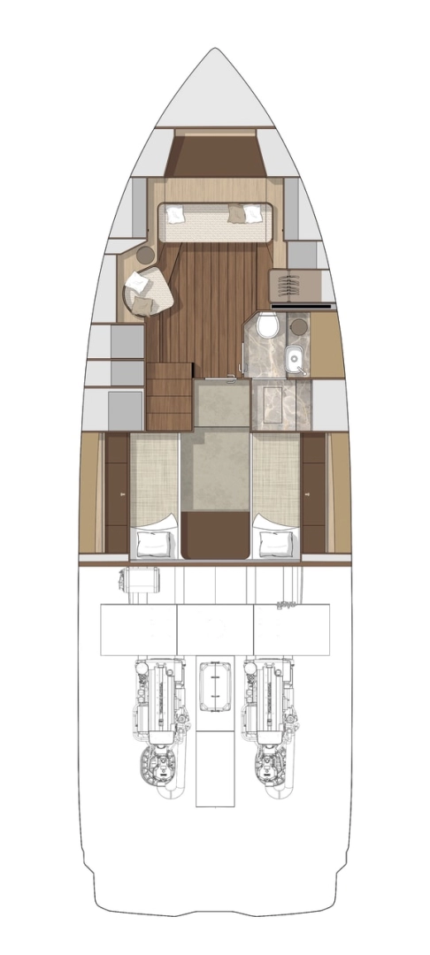 Cranchi Cranchi A46 charter bareboat eller skeppad i Castellammare di Stabia