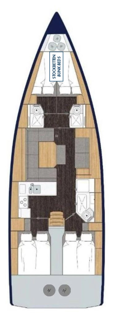 Uthyrning Segelbåt  i Biograd Na Moru - Bavaria Bavaria C45 Holiday