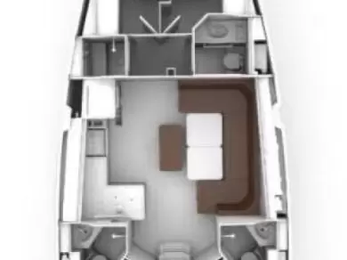 Bavaria Cruiser 46 Style charter bareboat eller skeppad i Golfo Aranci