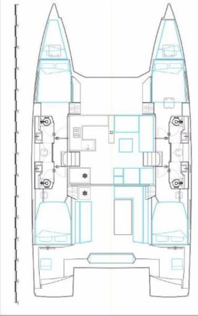 Yacht charter Biograd Na Moru billig Nautitech 46 Fly