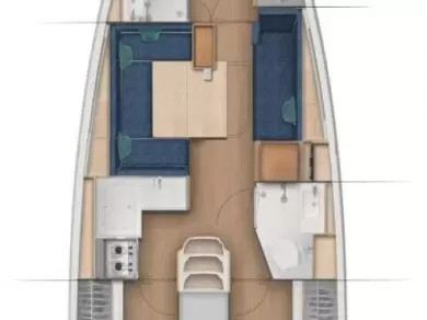 Hyr en Jeanneau Sun Odyssey 380 Performance - 3 cab. Biograd Na Moru 