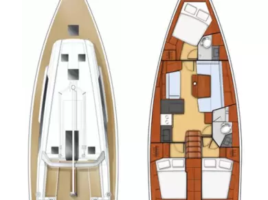 Bénéteau Oceanis 41.1 charter bareboat eller skeppad i Kaštela
