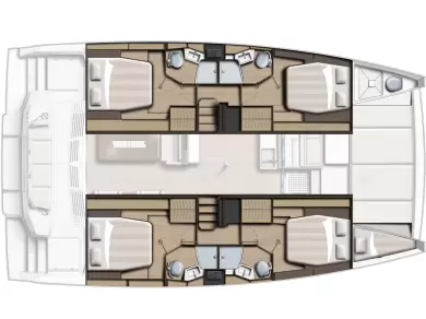 Bali Bali 4.4 charter bareboat eller skeppad i Eden Island