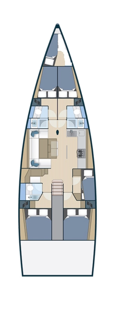 Yacht charter Donji Seget billig More 55