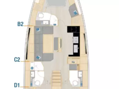 Segelbåt  för uthyrning Lefkáda till det bästa priset 