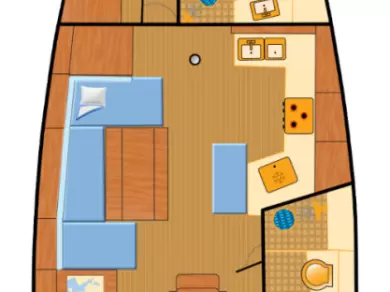 Hyra Segelbåt  med eller utan skeppare Bénéteau Biograd Na Moru 