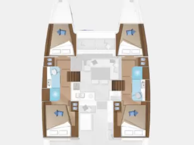 Båtuthyrning Lagoon Lagoon 40 i Novi Vinodolski på Samboat 