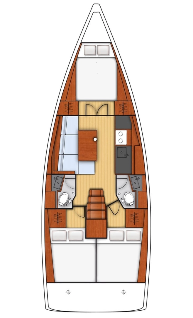 Yacht charter Komolac billig Oceanis 38.1